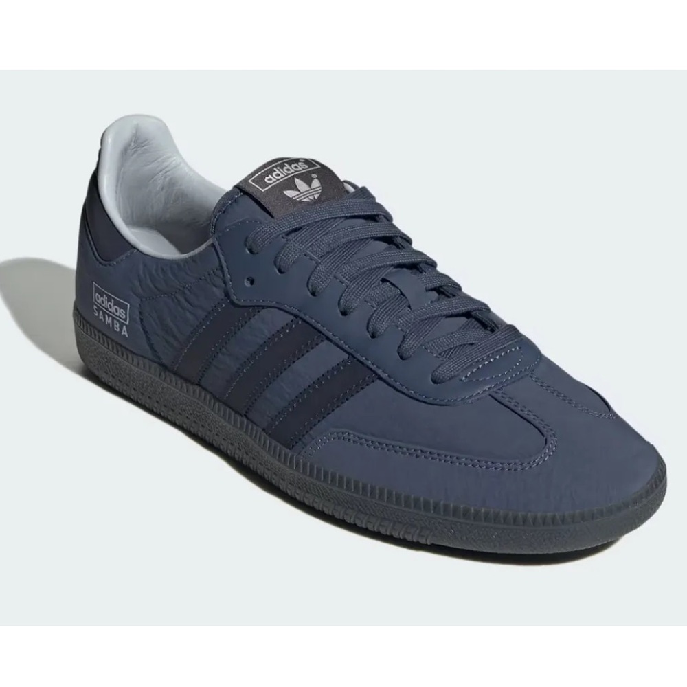 Adidas SAMBA OG Nylon Mens 7 /Womens 8.5 Preloved Ink Blue Sneakers Shoes IG6169